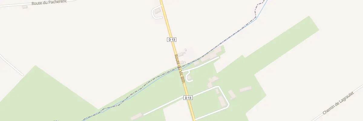 Plan du 2 Rte du Vic Bilh à Portet