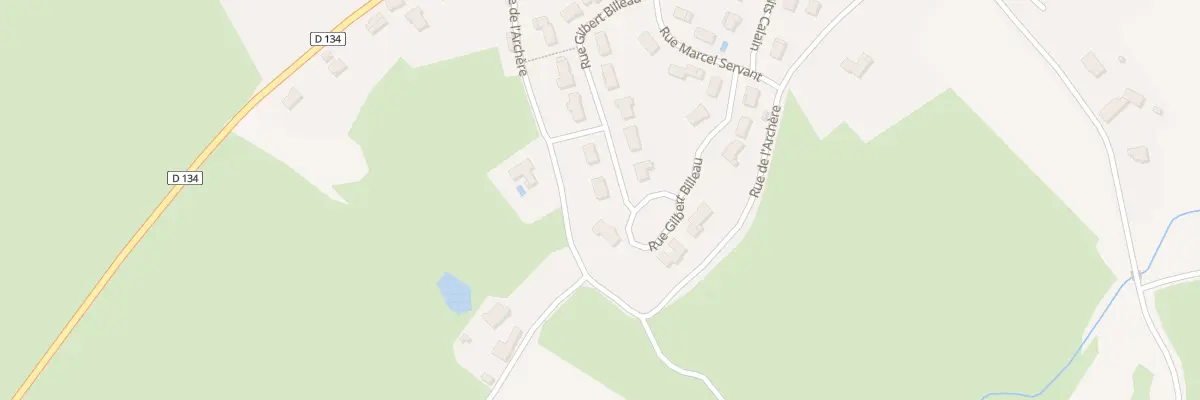 Plan du 17 Rue Gilbert Billeau à Gourgé