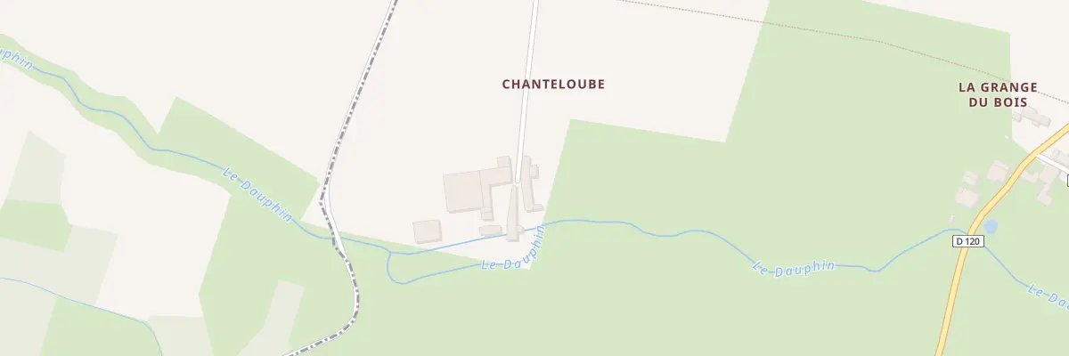 Plan du 3 Chanteloube à Luché-sur-Brioux