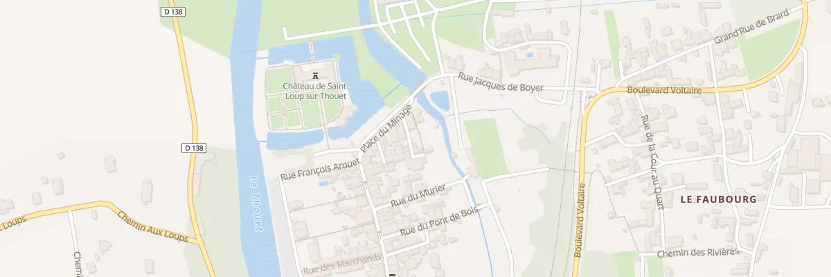 Plan du 5512 Rue de Dercé à Saint-Loup-Lamairé