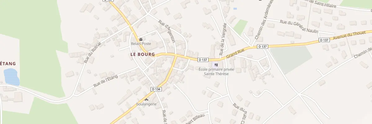 Plan du 4 Grand’Rue à Gourgé