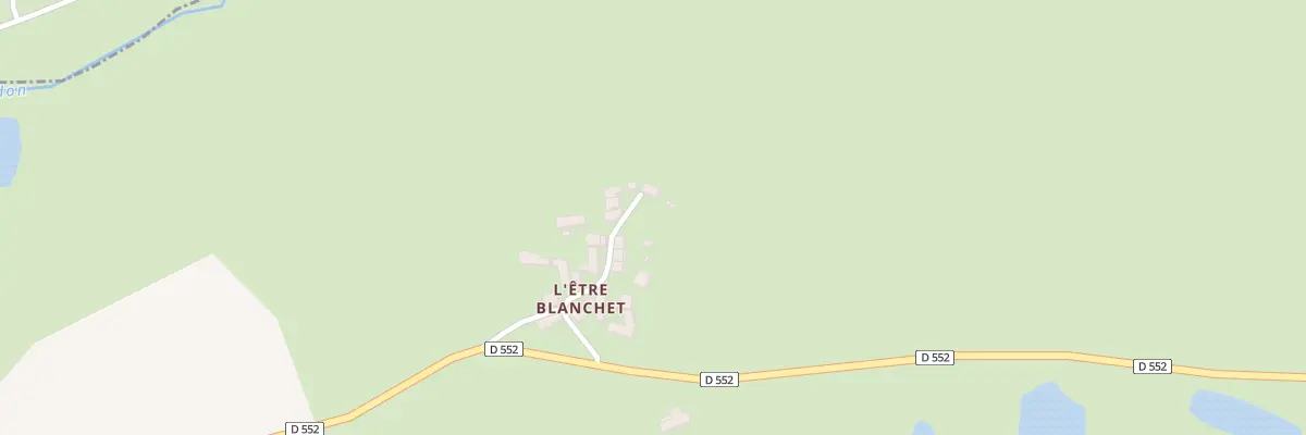 Plan du 143 L’Etre Blanchet à Sainte-Marguerite-de-Carrouges