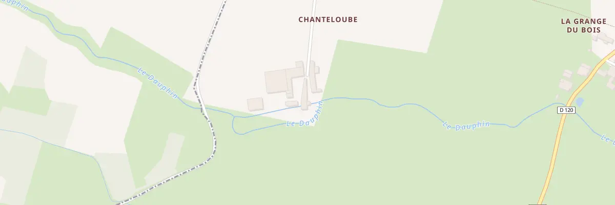 Plan du 2 Chanteloube à Luché-sur-Brioux