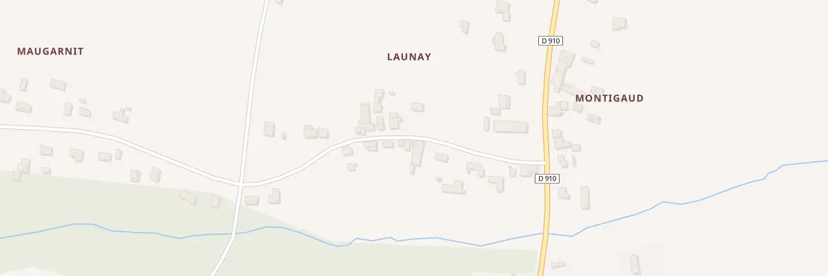 Plan du 48 Launay à Lagorce