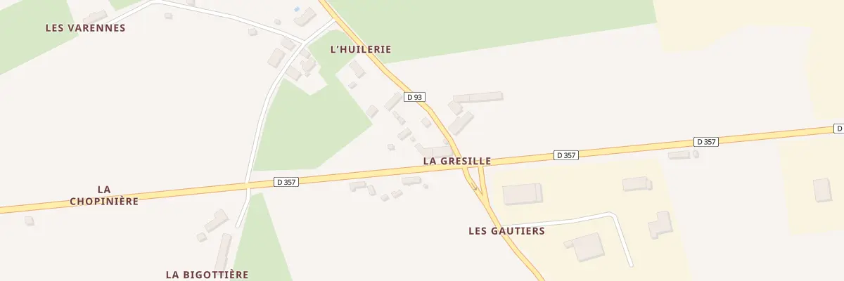 Plan du 1 La Gresille à Joué-en-Charnie