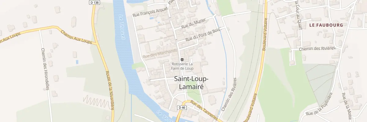 Plan du 2 Grand’Rue Théophane Vénard à Saint-Loup-Lamairé
