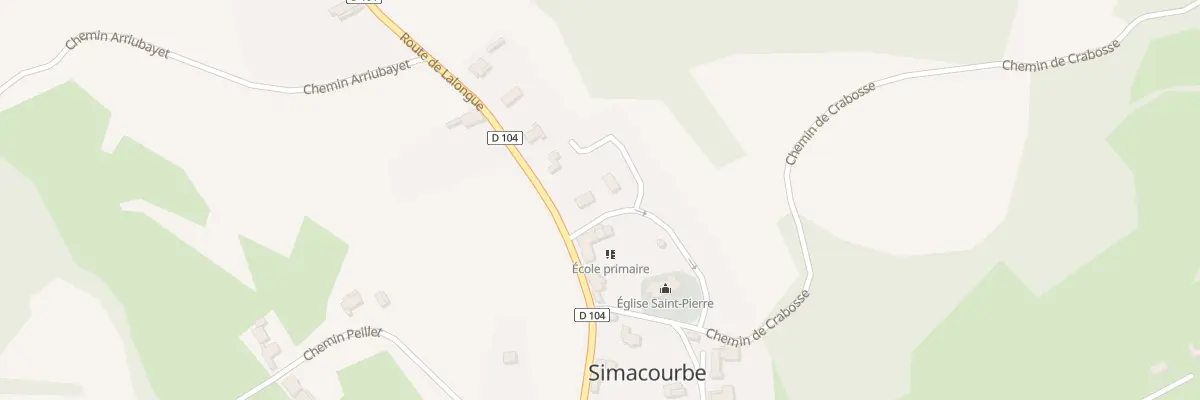 Plan du 2 Lot le Pigeonnier à Simacourbe
