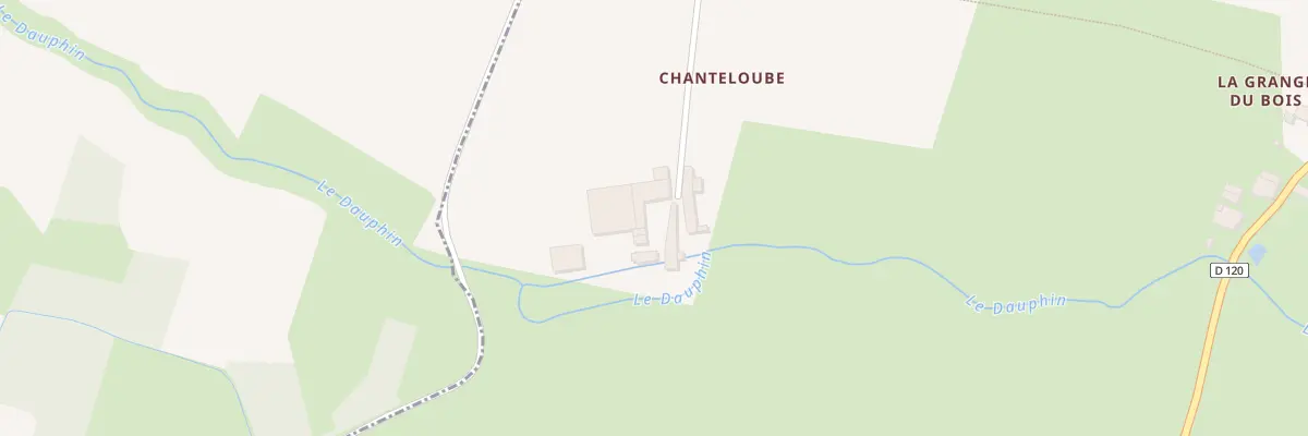Plan du 1 Chanteloube à Luché-sur-Brioux