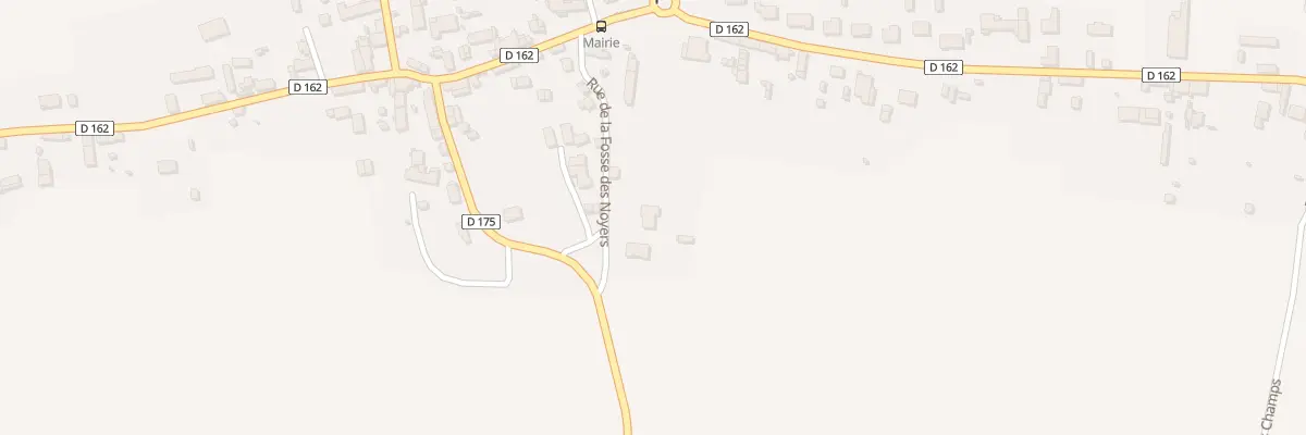 Plan du 145 Rue de la Fosse des Noyers à Courchamps