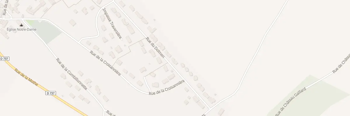 Plan du 25 Rue du Dolmen à Nanteuil