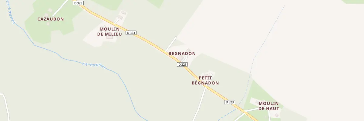 Plan du 1789 Rte d’Estigarde à Vielle-Soubiran