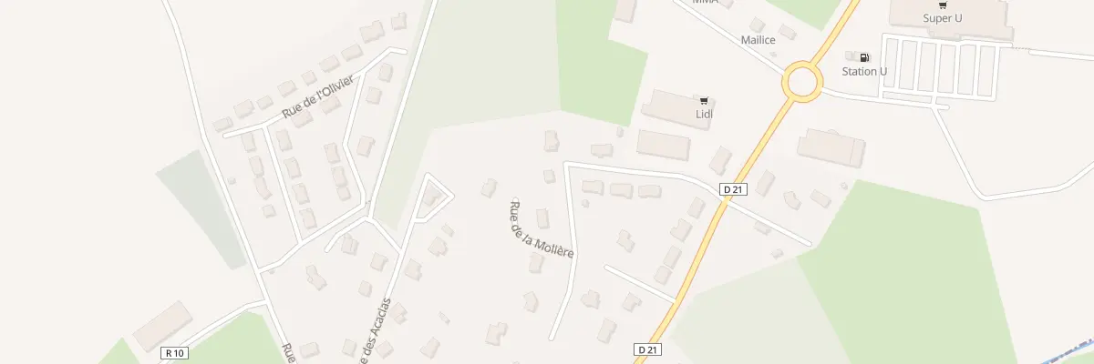 Plan du 6 Rue de la Molière à Mareil-en-Champagne
