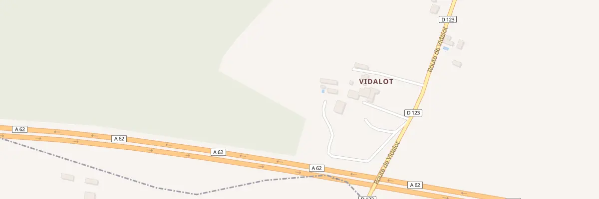 Plan du 3B Vidalot à Bieujac