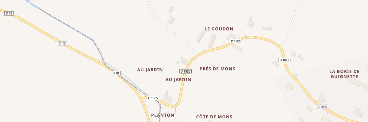 Plan du 131 Au Jardin à Cabara