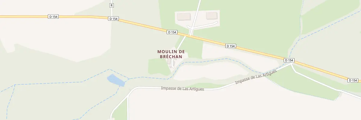 Plan du 5099 Moulin de Bréchan à Mauléon-d’Armagnac