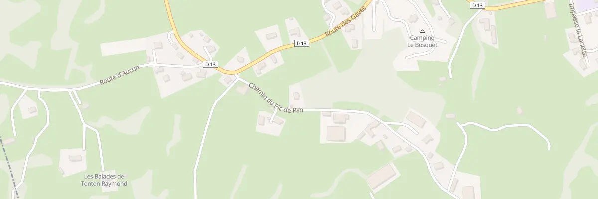 Plan du 1 Che du Pic de Pan à Bun