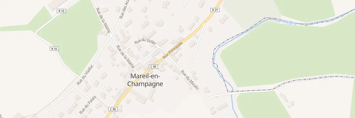 Plan du 3 Rue du Moulin à Mareil-en-Champagne