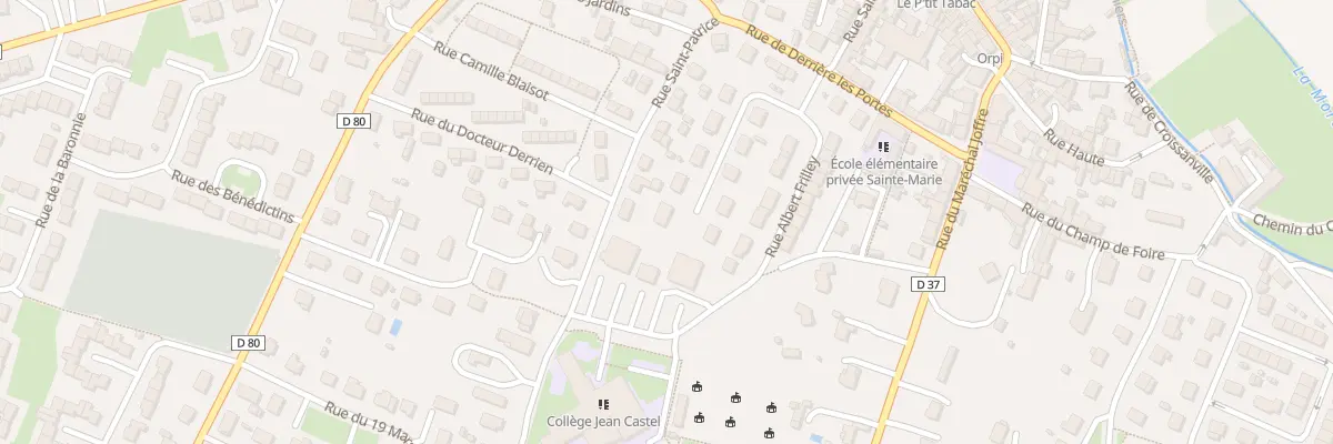 Plan du 10 Rue Docteur Plantain à Argences