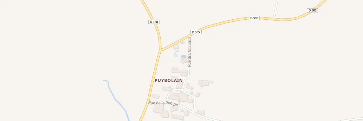 Plan du 6 Rue de la Fontaine Puybolain à Paizay-le-Chapt