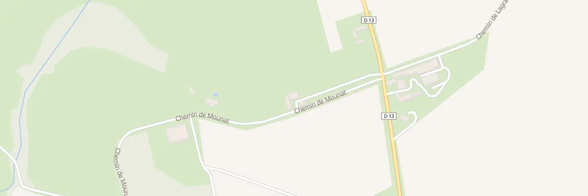 Plan du 3 Che de Mounat à Diusse