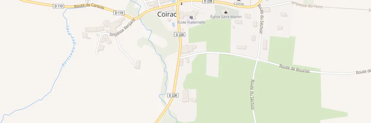Plan du 4 Moureau à Coirac