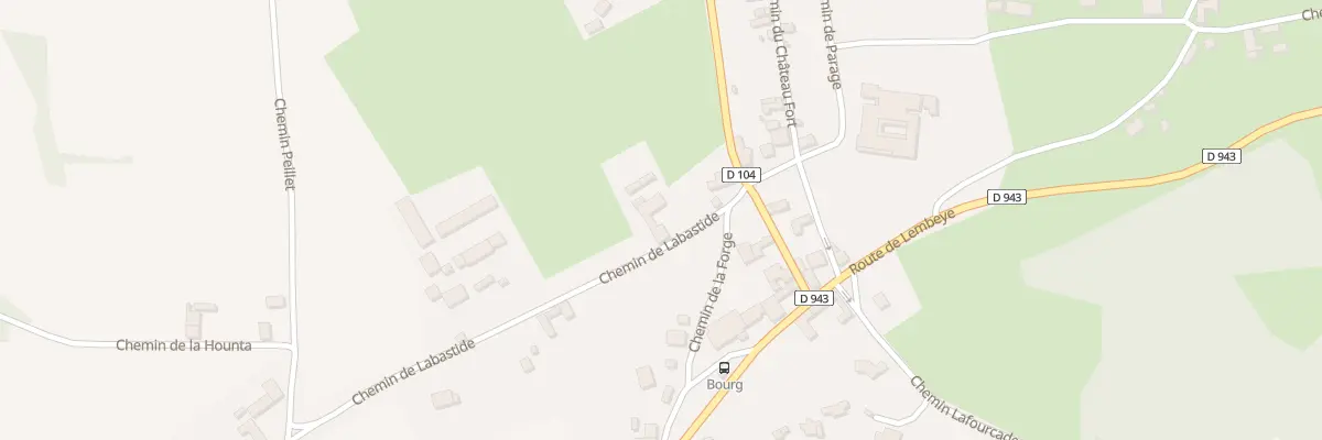 Plan du 66 Che de Labastide à Simacourbe