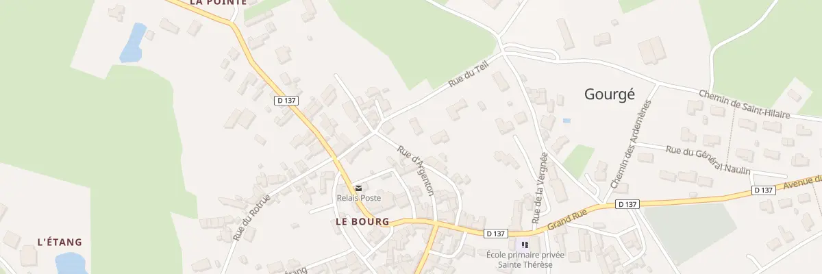 Plan du 4 Rue d’Argenton à Gourgé