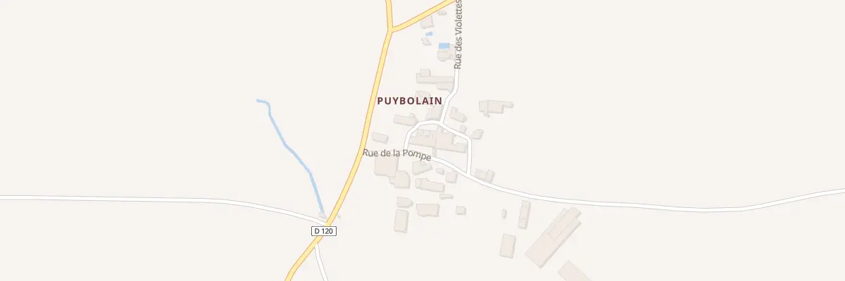 Plan du 1 Rue de la Pompe Puy Bolain à Paizay-le-Chapt