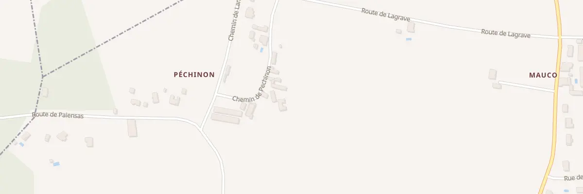 Plan du 88 Che de Pechinon à Bieujac