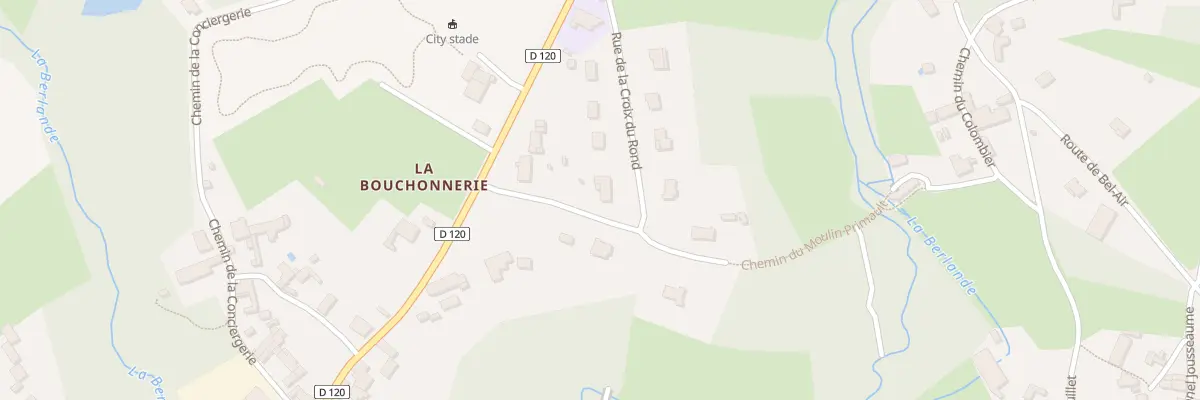 Plan du 8 Rue de la Croix du Rond à Melle