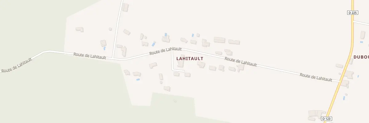 Plan du 48 Lahitault à Bieujac