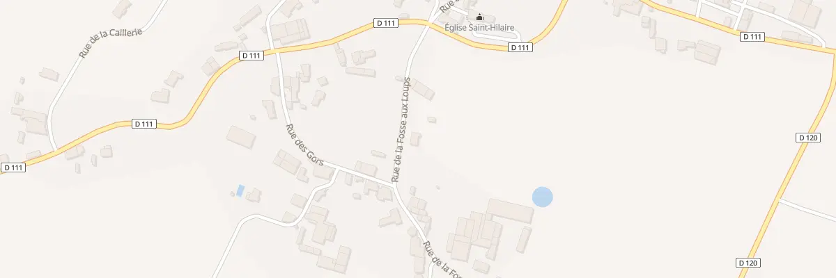 Plan du 2 Rue de la Fosse aux Loups à Lusseray