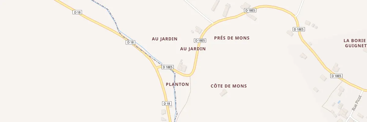 Plan du 130 Au Jardin à Cabara