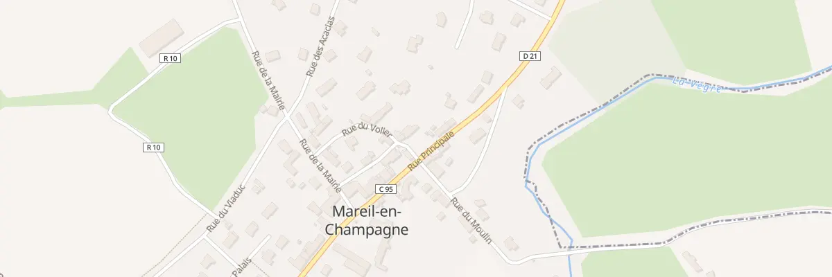 Plan du 7 Rue du Volier à Mareil-en-Champagne