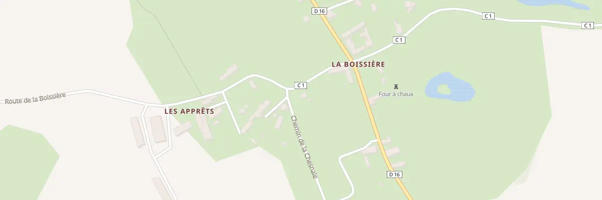 Plan du 3310 Rte de la Boissière à Vimartin-sur-Orthe