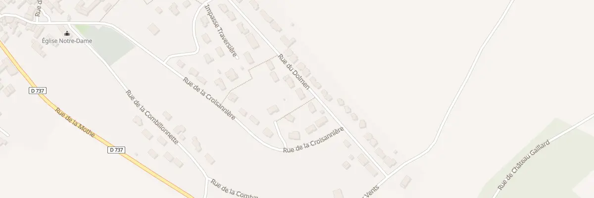Plan du 20 Rue du Dolmen à Nanteuil