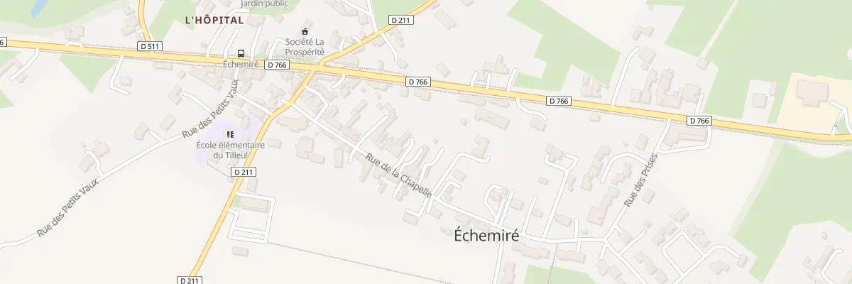 Plan du 19 Rue de la Chapelle (Echemire) à Baugé-en-Anjou
