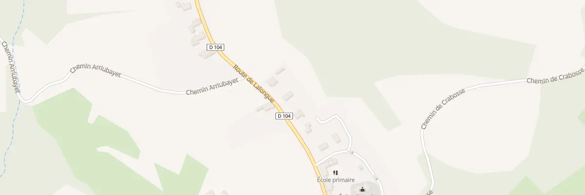 Plan du 672 Rte de Lalongue à Simacourbe