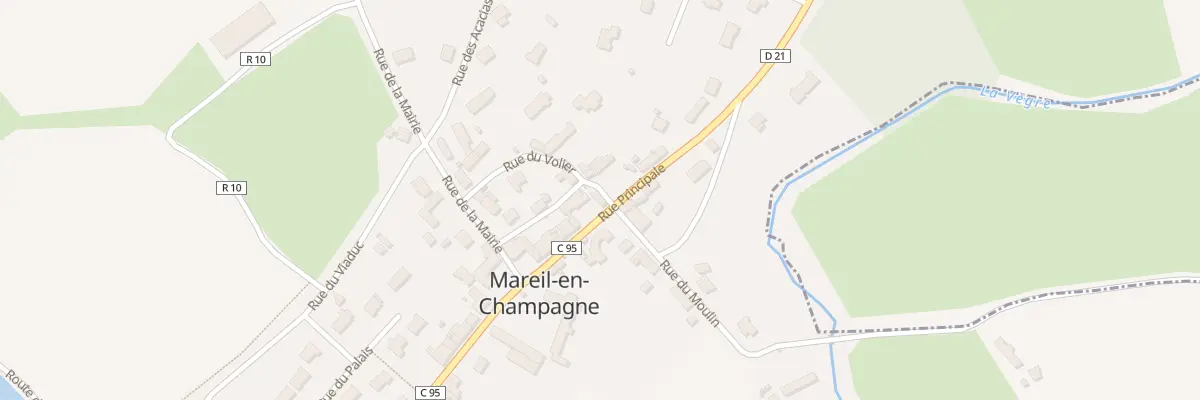 Plan du 20 Rue Principale à Mareil-en-Champagne