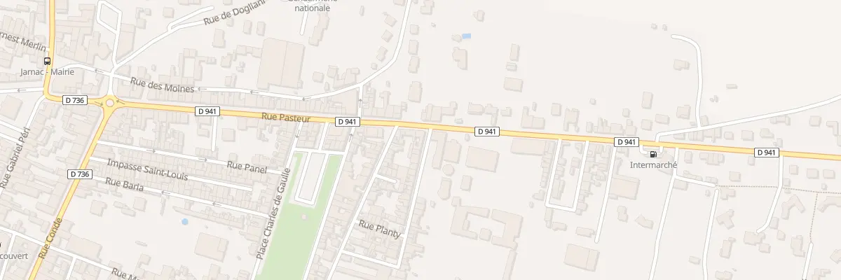 Plan du 80 Rue Pasteur à Jarnac