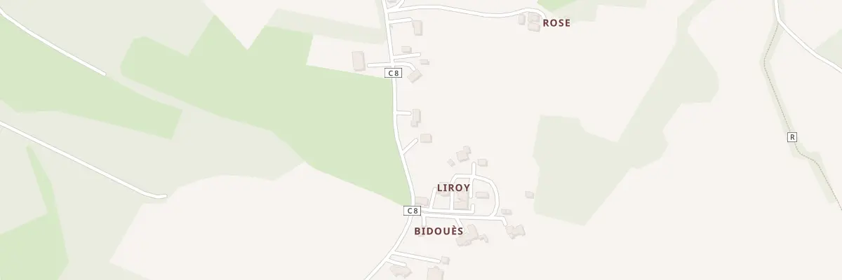 Plan du 1392 Rte du Chourla à Toujouse