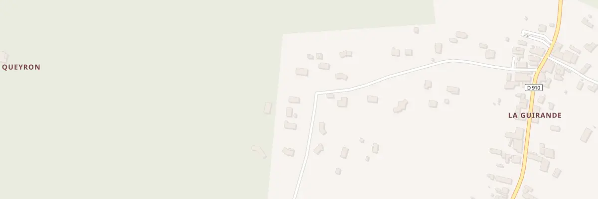 Plan de La Baisse des Piniers à Lagorce