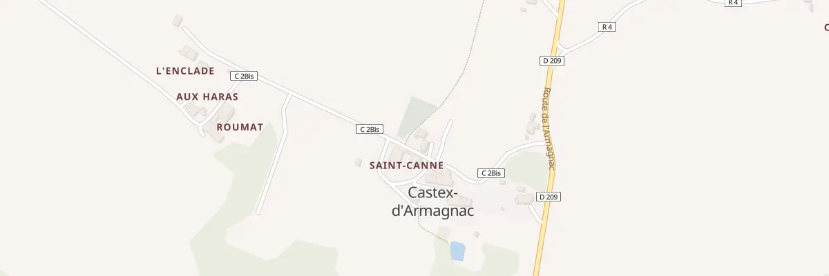 Plan du 5031 A Saint Canne à Castex-d’Armagnac