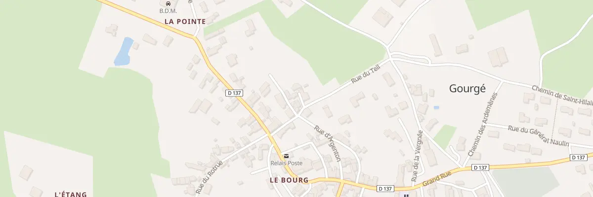 Plan du 1 Imp du Teil à Gourgé