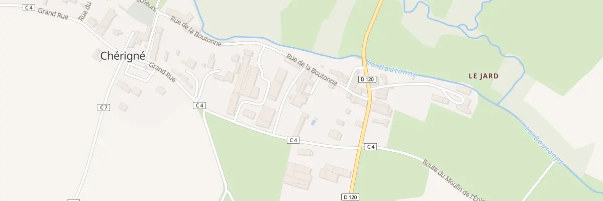 Plan du 5 Grand Rue à Chérigné