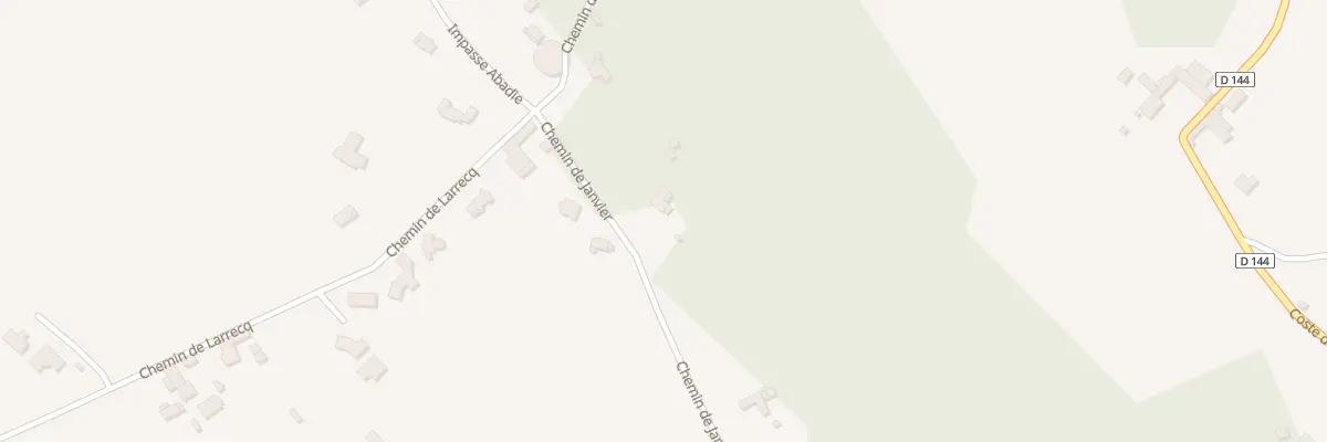 Plan du 6 Che de Janvier à Espoey