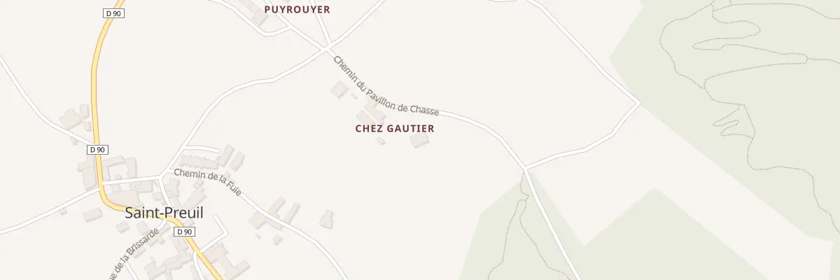 Plan du 10 Che du Pavillon de Chasse à Saint-Preuil