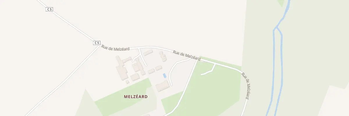 Plan du 5 Rue de Melzéard à Melle