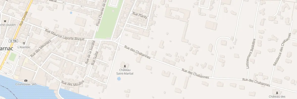 Plan du 39 Rue des Chabannes à Jarnac