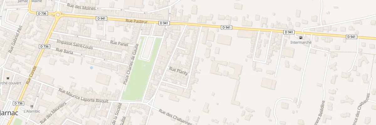 Plan du 13 Rue Saint Marcel à Jarnac